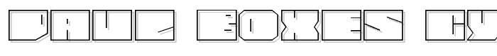 Paul BOXES Cyr  Normal font
